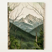 Colorado Fourteener Mountain Art CO 14ers Journal Planner (Achterkant)