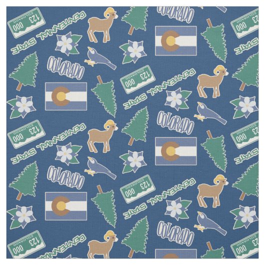 Colorado Fun Pattern Stof (Swatch)
