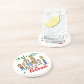 Colorado Funny Trailer Park Sandstone Onderzetter (Zijkant)