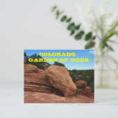 Colorado Garden of Gods Post Kaart (Staand voorkant)