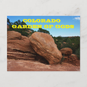 Colorado Garden of Gods Post Kaart