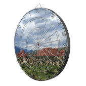 Colorado Garden of the Gods Rode Rotsen Dartbord (Voorkant Rechts)