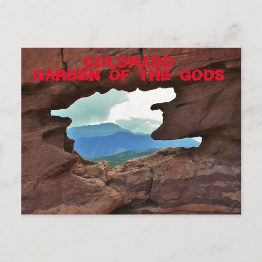 Colorado Garden van de Goden Briefkaart (Voorkant)