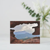 Colorado GARDEN VAN HET GOEDERENUitzicht Pikes Pea Briefkaart (Staand voorkant)