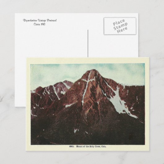 Colorado-gebergte Briefkaart (Voorkant / Achterkant)