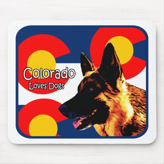 Colorado German Shepherd Muismat (Voorkant)