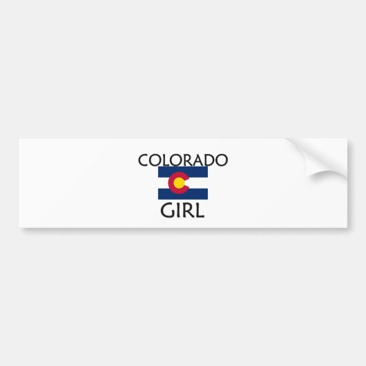 COLORADO GIRL BUMPERSTICKER (Voorkant)