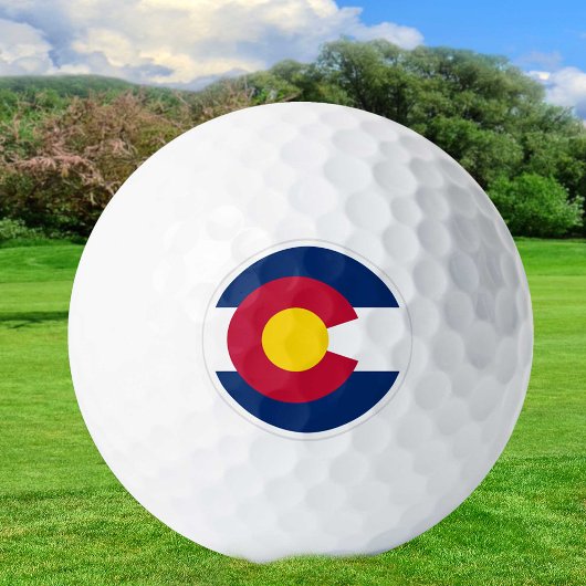 Colorado Golf Balls, staatsvlag/patriotten Golfballen