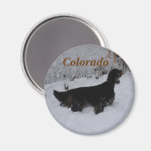 Colorado Gordon Setter Magnet (Voorkant / Achterkant)