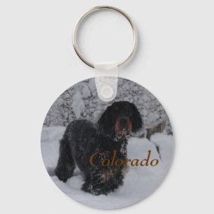 Colorado Gordon Setter Puppy Sleutelhanger