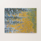 Colorado, Grand Mesa. Vroege sneeuwval in het bos Legpuzzel (Horizontaal)