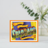 Colorado Greetings uit de Verenigde Staten Briefkaart (Staand voorkant)