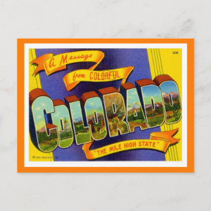 Colorado Greetings uit de Verenigde Staten Briefkaart