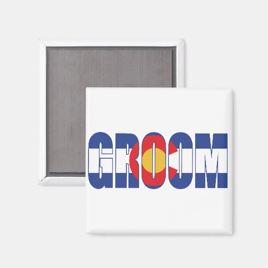 Colorado-Groom Magneet (Voorkant / Achterkant)