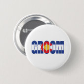 Colorado-Groom Ronde Button 5,7 Cm (Voorkant /achterkant)