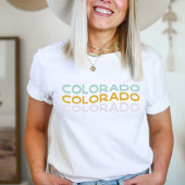 Colorado Groovy golvende tekst Shirt