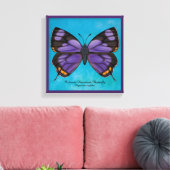 Colorado Hairstreak Butterfly Canvas Afdruk (Insitu (Woonkamer))