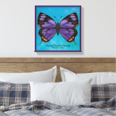Colorado Hairstreak Butterfly Canvas Afdruk (Insitu (Slaapkamer))
