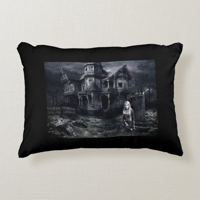 Colorado Haunted House Decoratief Kussen (Voorkant)