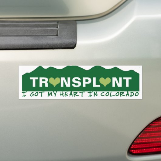 Colorado Heart Transplant Bumpersticker (Op auto)