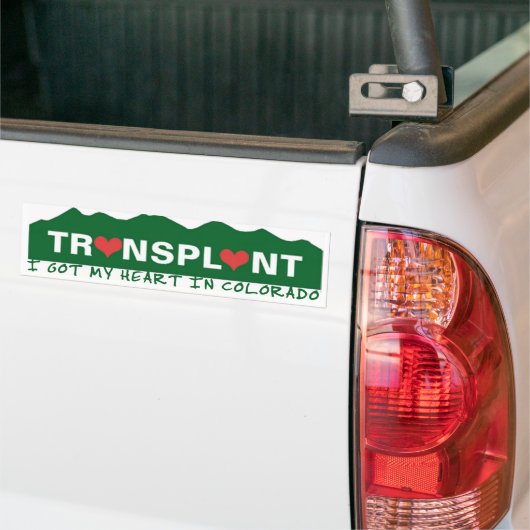 Colorado Heart Transplant Bumpersticker (Op Truck)