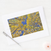 Colorado Herfst | Aspen bos in de herfst Rechthoekige Sticker (Envelop)