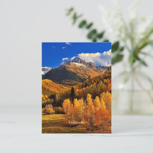 Colorado herfst briefkaart (Staand voorkant)