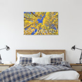 Colorado herfst | Espenbos in de herfst Canvas Afdruk (Insitu (Slaapkamer))