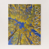 Colorado herfst | Espenbos in de herfst Legpuzzel (Verticaal)