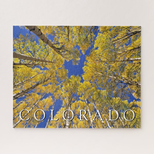 Colorado herfst | Espenbos in de herfst Legpuzzel (Horizontaal)