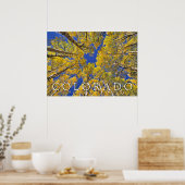 Colorado herfst | Espenbos in de herfst Poster (Keuken)