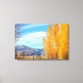 Colorado Herfst Vista Wrapped Canvas Afdruk
