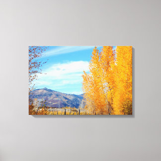 Colorado Herfst Vista Wrapped Canvas Afdruk