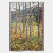 Colorado, herfstkleuren van espbomen deken (Voorkant Verticaal)