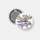 Colorado herten oog promo magneet (Voorkant / Achterkant)
