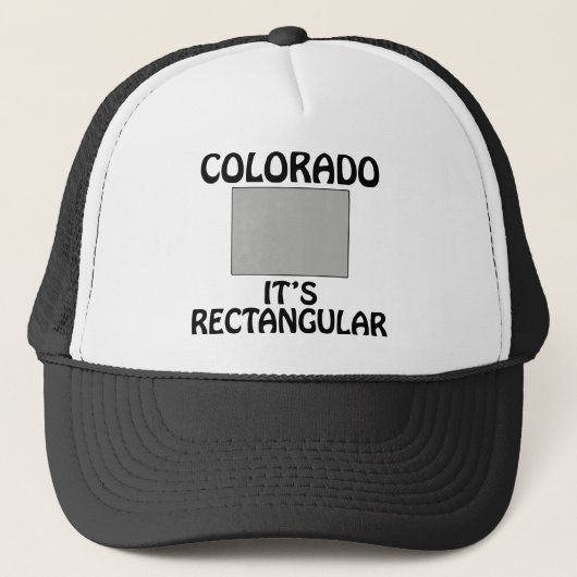 Colorado - Het is rechthoekig Trucker Pet (Voorkant)