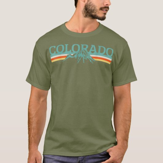 Colorado Hiking Camping T-shirt (Voorkant)