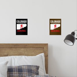 Colorado Hiking – The Centennial State Adventure Muurkunst Sets