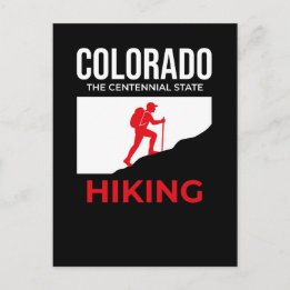 Colorado Hiking – The Centennial State USA Briefkaart