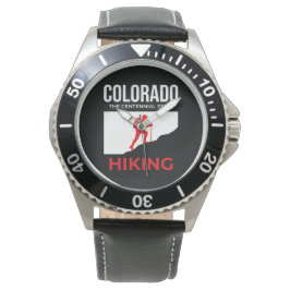 Colorado Hiking – The Centennial State USA Horloge