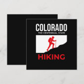 Colorado Hiking – The Centennial State USA Kaart (Voorkant / Achterkant)