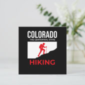 Colorado Hiking – The Centennial State USA Kaart (Staand voorkant)