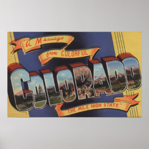 Colorado (Hoge Staat Mile) Poster