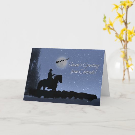 Colorado Holiday-kaarten Kaart (Gele Bloem)