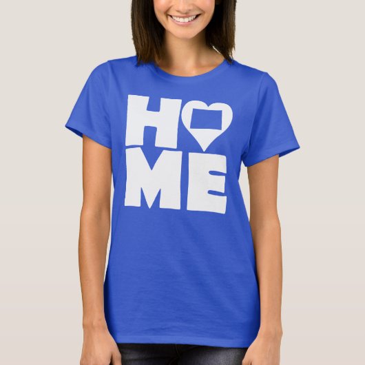 Colorado Home Heart State Tees T-Shirt (Voorkant)