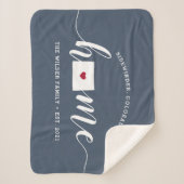 Colorado Home State Personalized Sherpa Deken (Voorkant)