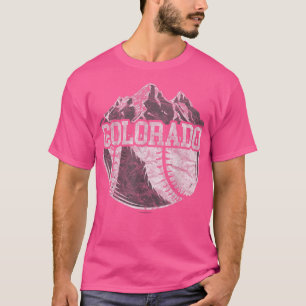 Colorado honkbalfan T-shirt vintage Rocky Mountain