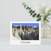 colorado hoodoos briefkaart (Staand voorkant)