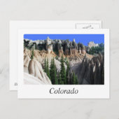 colorado hoodoos briefkaart (Voorkant / Achterkant)