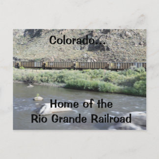 Colorado, Huis van de Spoorweg van het Rio Grande Briefkaart